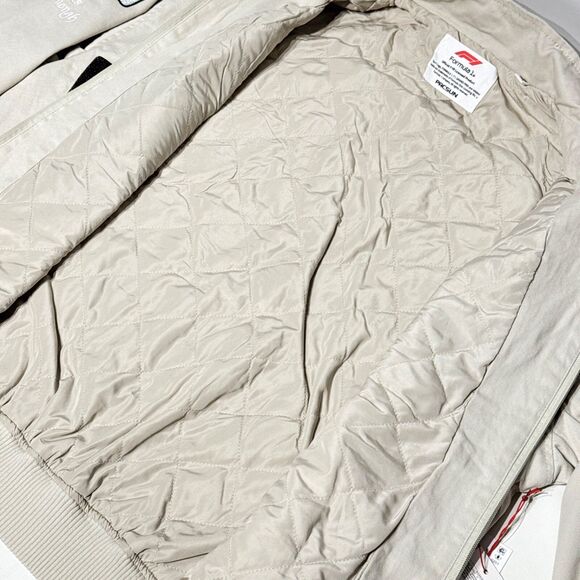 NWT $150 F1 Formula 1 x PacSun Ground Effect Racing Jacket 2024 Cream Men Size M - Picture 12 of 16